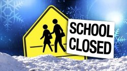 Picture of school closed sign.